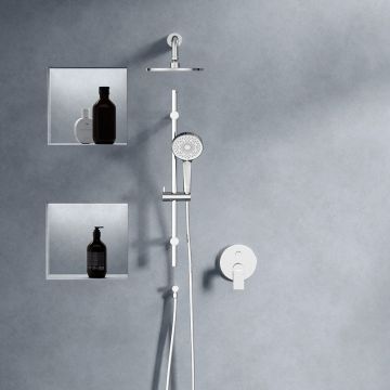 Встраиваемая душевая система Damixa (Дамикса) Apollo хром, с душевым смесителем и штангой 947530000