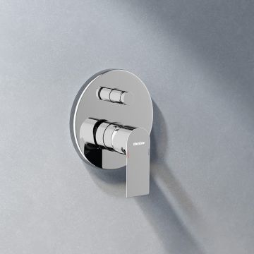 Встраиваемая душевая система Damixa (Дамикса) Apollo хром, с душевым смесителем и штангой 947530000