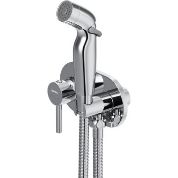 Смеситель RedBlu by Damixa (Дамикса) Option, стеновой, с гигиеническим душем, хром 212000000