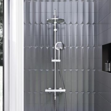 Душевая система Damixa (Дамикса) Jupiter хром, с ТМС смесителем, ванна/душ, 977810000