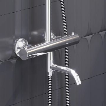 Душевая система Damixa (Дамикса) Jupiter хром, с ТМС смесителем, ванна/душ, 977810000