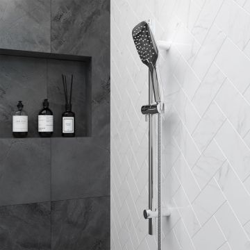 Душевой комплект Damixa (Дамикса) Eclipse, ручной душ 120 мм, штанга 700 мм, хром, 931001000