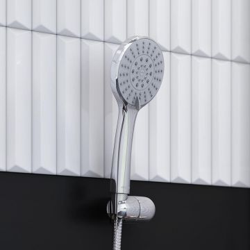 Душевой набор RedBlu by Damixa (Дамикса) Origin One (лейка, настенный держатель, шланг), хром, 918110000