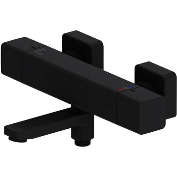 Термостатный смеситель для ванны и душа Damixa (Дамикса) Gala черный, 533000300