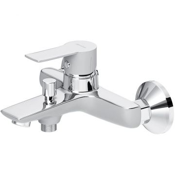 Смеситель для ванны и душа RedBlu by Damixa (Дамикса) Origin Elegance, хром/белый, 841000000