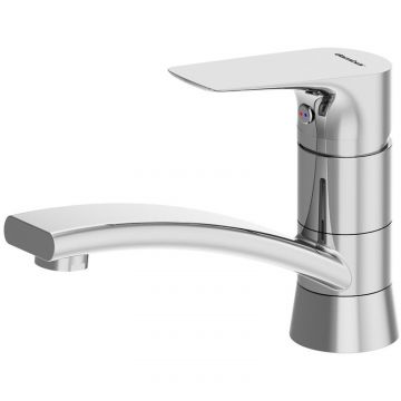 Смеситель для умывальника Damixa (Дамикса) Jupiter хром, поворотный излив, 770220001