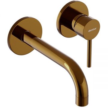 Встраиваемый смеситель для раковины Damixa (Дамикса) Scandinavian Pure, золото, 360260600