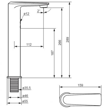 Сенсорный смеситель Damixa (Дамикса) Jupiter хром, высокий, хром 770280000