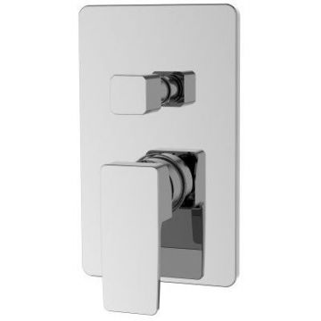 Смеситель для душа Fiore (Фиоре) Dark, встраиваемый в стену однорычажныйна 3 выхода, цвет хром 140CR7577