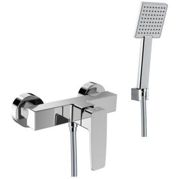 Смеситель для душа Fiore (Фиоре) Dark, однорычажный, с набором для душа, цвет черный матовый 140NN4461