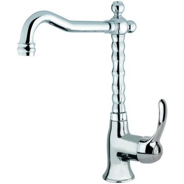 Смеситель для раковины Fiore (Фиоре) Jafar, однорычажный (излив 19 см), без донного клапана, цвет хром 47CR5225