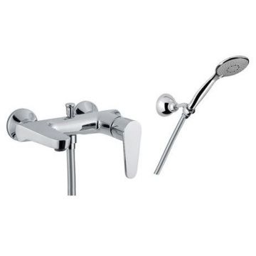 Смеситель для ванны Fiore (Фиоре) Kera, однорычажный с набором для душа, цвет хром 88CR5550