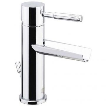 Смеситель для раковины Fiore (Фиоре) Xenon, однорычажный с каскадным изливом и донным клапаном, излив 107мм, цвет хром 44CR5262