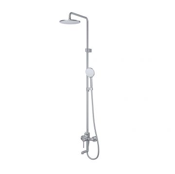 Душевая система IDDIS (ИДДИС) Aiger с тропическим душем и изливом, хром матовый AIGBC3Fi06