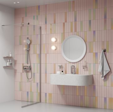 Смеситель для умывальника IDDIS (ИДДИС) Twist с управлением Push Control, хром TWISBBTi01