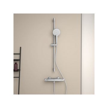 Смеситель для душа Ideal (Идеал) Standard Ceratherm T50 термостатический с полочкой A7695AA хром