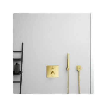 Смеситель для душа Ideal (Идеал) Standard Ceratherm C100 термостатический скрытого монтажа A6956A2 Шлифованное Золото