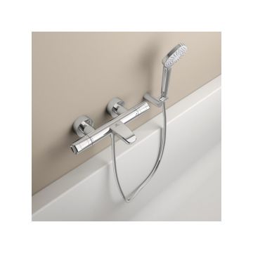 Смеситель для ванны Ideal (Идеал) Standard Ceratherm T100 термостатический A7238AA хром