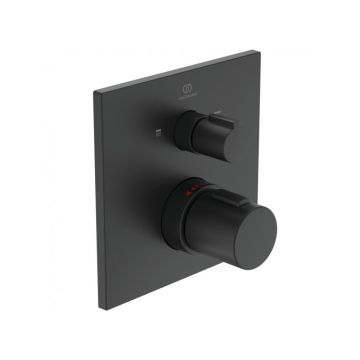 Смеситель для душа Ideal (Идеал) Standard Ceratherm T100 термостатический A7522XG Черный шелк