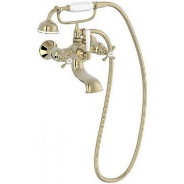 Смеситель для ванны и душа Jacob Delafon (Якоб Делафон) Cleo 1889 E24313-BGG, золото