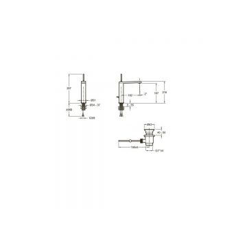 Смеситель для раковины Jacob Delafon (Якоб Делафон) Composed E73053-CP хром
