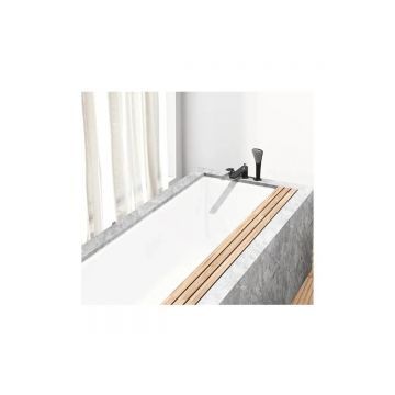 Смеситель для ванны Kludi (Клуди) Balance 524478775 установка на борт, черный,хром