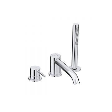 Смеситель для ванны Kludi (Клуди) Bozz 384480576 установка на борт, хром