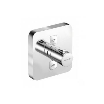 Смеситель для душа Kludi (Клуди) Push 389110538 скрытого монтажа,с термостатом, хром