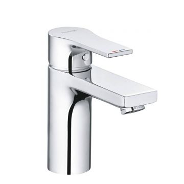 Смеситель для раковины Kludi (Клуди) Zenta SL 482980565 c донным клапаном PUSH-OPEN, хром