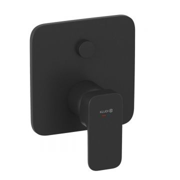 Смеситель для раковины Kludi (Клуди) Renon 427593975 скрытого монтажа, черный матовый