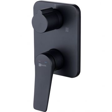 Смеситель Lemark (Лемарк) Bronx LM3728BL для ванны и душа встраиваемый с 3-функц. дивертором, черный