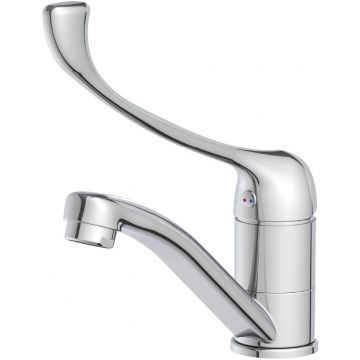 Смеситель Lemark (Лемарк) Project LM4637C для кухни/умывальника с локтевой рукояткой, хром