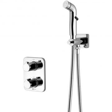 Термостат Lemark (Лемарк) Yeti LM7820C с гигиеническим душем, встраиваемый, хром