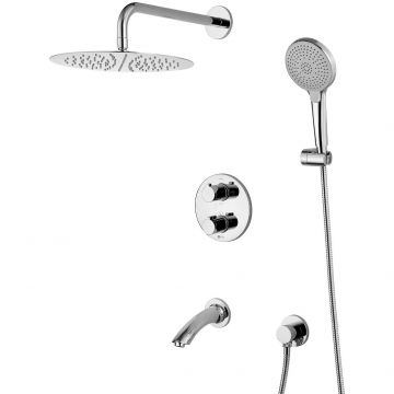 Термостат Lemark (Лемарк) Yeti LM7822C для ванны и душа, встраиваемый, хром