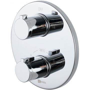 Термостат Lemark (Лемарк) Yeti LM7827C для ванны и душа встраиваемый, хром