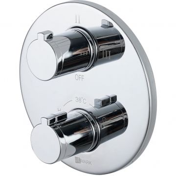 Термостат Lemark (Лемарк) Yeti LM7828C для ванны и душа встраиваемый, хром