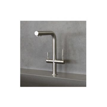 Смеситель Lemark Expert для кухни с подключением к фильтру с питьевой водой (LM5063S) нержавеющая сталь