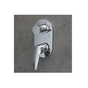 Смеситель Lemark (Лемарк) Linara для ванны и душа встраиваемый (LM0427C) хром