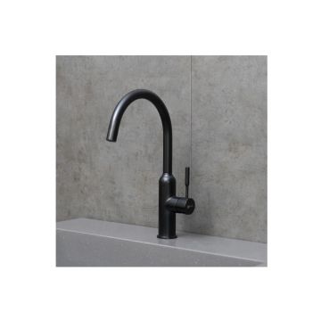 Смеситель Lemark (Лемарк) Expert для кухни с поворотным изливом (LM5079BL) черный