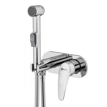 Смеситель Lemark (Лемарк) Linara с гигиеническим душем, встраиваемый (LM0419C) хром