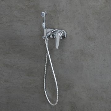 Смеситель Lemark (Лемарк) Linara с гигиеническим душем, встраиваемый (LM0419C) хром