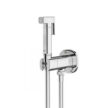 Смеситель Lemark (Лемарк) Solo с гигиеническим душем, встраиваемый (LM7172C) хром