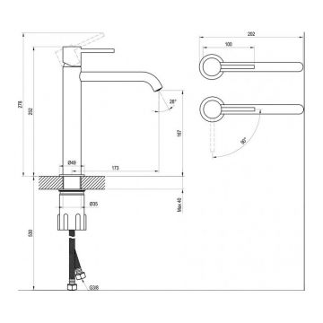 Смеситель для раковин Ravak (Равак) Espirit BeCool X070400 без донного клапана, белый матовый
