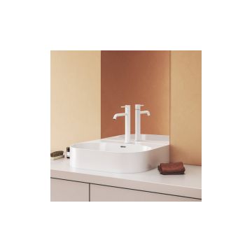 Смеситель для раковин Ravak (Равак) Espirit BeCool X070400 без донного клапана, белый матовый