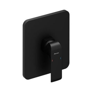 Смеситель для ванн Ravak (Равак) Flat FL 066.20 X070180 скрытого монтажа без переключателя, черный матовый