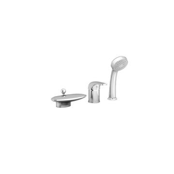 Смеситель для ванн Ravak (Равак) Rosa RS 025.00 X07P003 установка на борт, хром