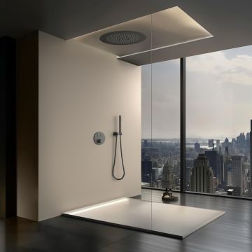 Душевая система встроенная с термостатом Timo (Тимо) Saona черное золото (SX-2370/18SM)