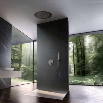 Душевая система встроенная с термостатом Timo (Тимо) Saona черное золото (SX-2370/18SM)