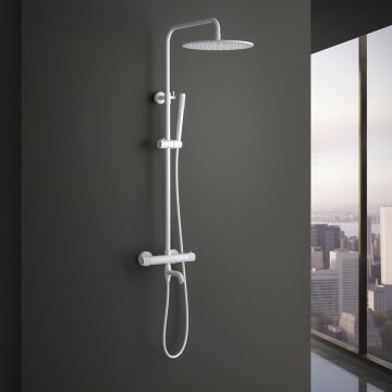 Душевая система с термостатом Timo (Тимо) Saona белый матовый (SX-2380/16)