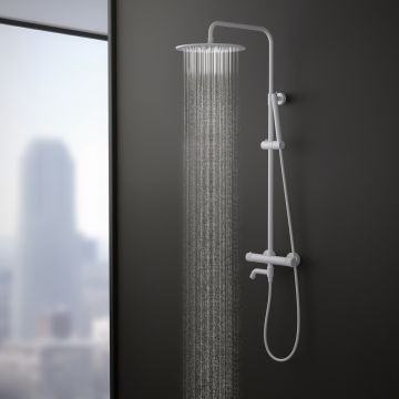 Душевая система с термостатом Timo (Тимо) Saona белый матовый (SX-2380/16)